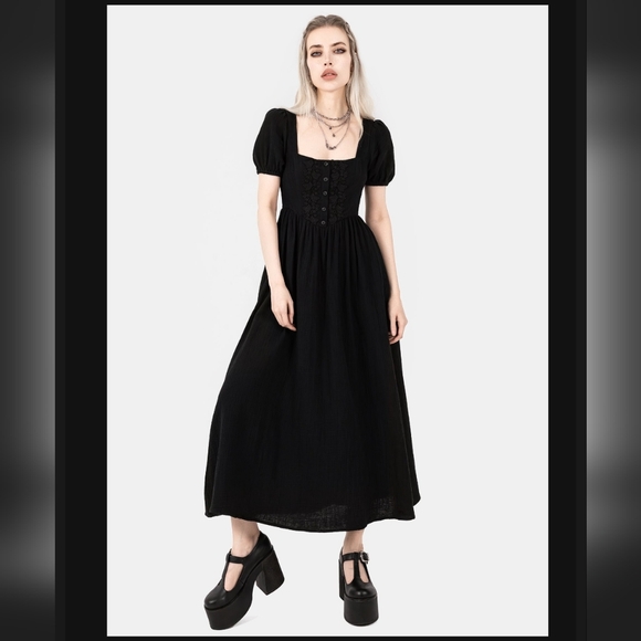 Disturbia Dresses & Skirts - Disturbia 🕸 Alder Cotton Detail Dress Sz Us10